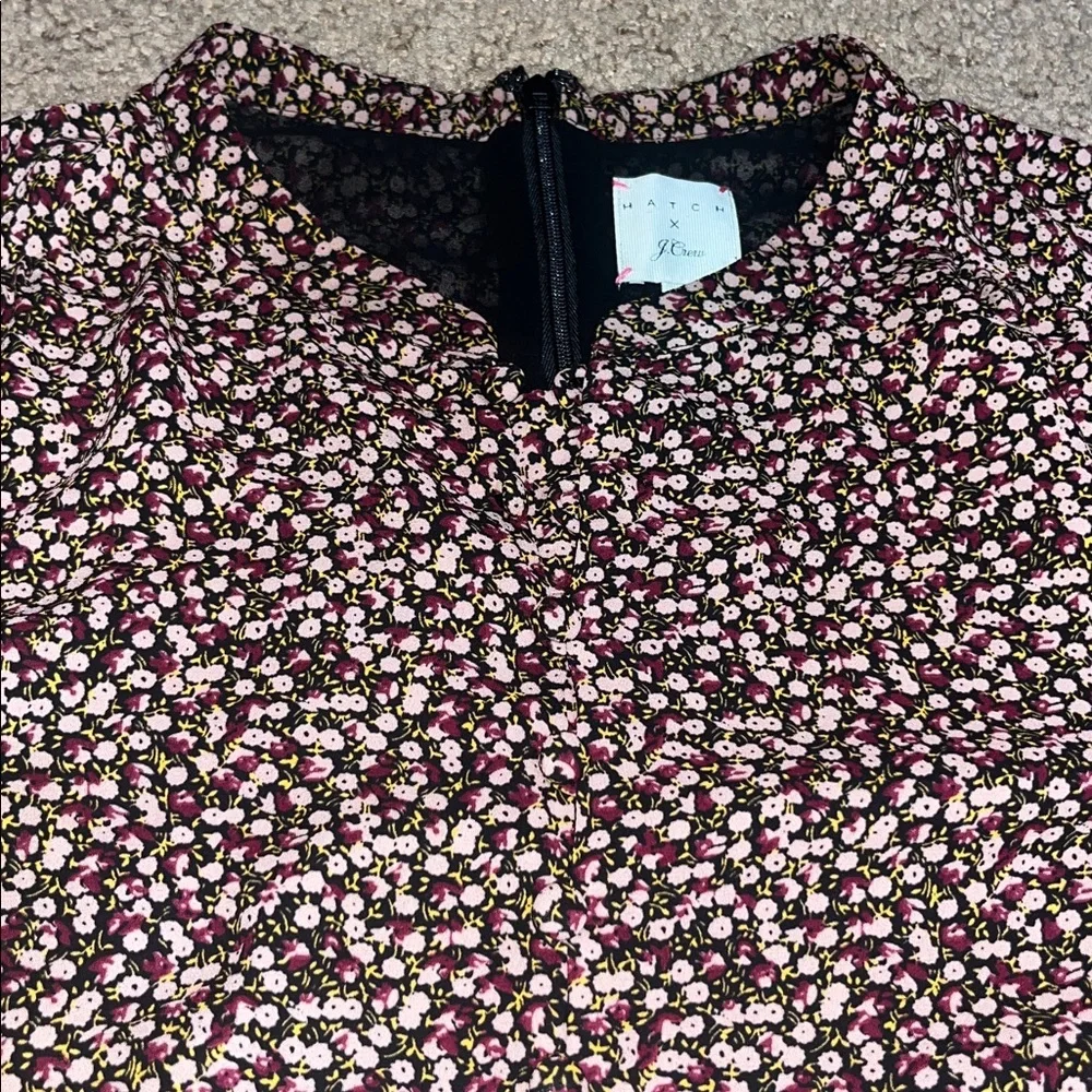 J.Crew x Hatch Maternity Floral Caftan Dress Black Bloom M/L 8/10 (Hatch 2)‎